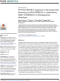 Cover page: PHYTOCHROME C regulation of photoperiodic flowering via PHOTOPERIOD1 is mediated by EARLY FLOWERING 3 in Brachypodium distachyon