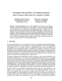 Cover page: Phonological Rule Induction: An Architectural Solution