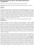 Cover page: NOT Gate Genetic Circuits to Control Gene Expression in Cyanobacteria