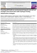 Cover page: Projecting full build-out environmental impacts and roll-out strategies associated with viable hydrogen fueling infrastructure strategies