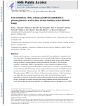 Cover page: Concentrations of the urinary pyrethroid metabolite 3-phenoxybenzoic acid in farm worker families in the MICASA study