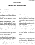 Cover page: Pancreatitis Caused by Hypertriglyceridemia