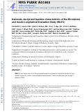 Cover page: Rationale, design and baseline characteristics of the Microbiome and Insulin Longitudinal Evaluation Study (MILES)