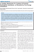 Cover page: A Catalytic Mechanism for Cysteine N-Terminal Nucleophile Hydrolases, as Revealed by Free Energy Simulations