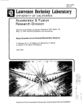 Cover page: Beam Dynamics Issues in an Extended Relativistic Klystron