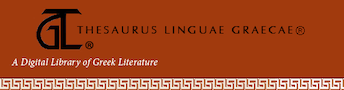 Thesaurus Linguae Graecae® banner