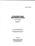 Cover page: A Structural Model of Temporal Change in Multimodal Travel Demand