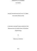 Cover page: Sexually Transmitted Infections in the U.S. Military: How Gender Influences Risk