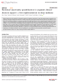 Cover page: Statistical uncertainty quantification to augment clinical decision support: a first implementation in sleep medicine