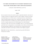 Cover page: Uncovering the Distribution of Motorists' Preferences for Travel Time and Reliability: Implications for Road Pricing