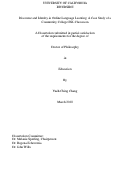 Cover page: Discourse and Identity in Online Language Learning: A Case Study of a Community College ESL Classroom