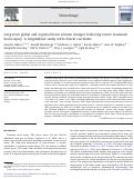 Cover page: Long-term global and regional brain volume changes following severe traumatic brain injury: A longitudinal study with clinical correlates