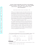 Cover page: Global Well-posedness for The 2D Boussinesq System Without Heat Diffusion and With Either Anisotropic Viscosity or Inviscid Voigt-$α$ Regularization