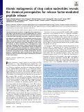 Cover page: Atomic mutagenesis of stop codon nucleotides reveals the chemical prerequisites for release factor-mediated peptide release