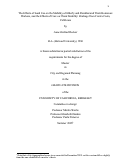 Cover page: The Effects of Land Use on the Mobility of Elderly and Disabled and Their Homecare Workers, and the Effects of Care on Client Mobility: Findings from Contra Costa, California