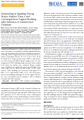 Cover page: Immunological Signaling During Herpes Simplex Virus-2 and Cytomegalovirus Vaginal Shedding After Initiation of Antiretroviral Treatment.