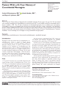 Cover page: Patient With a 42-Year History of Coccidioidal Meningitis