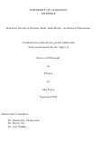 Cover page: Radiative Models of Neutrino Mass, Dark Matter, and Related Phenomena