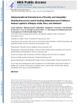 Cover page: Intergenerational Transmission of Poverty and Inequality: Parental Resources and Schooling Attainment and Children's Human Capital in Ethiopia, India, Peru, and Vietnam.