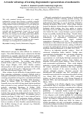 Cover page: A transfer advantage of learning diagrammatic representations of mathematics