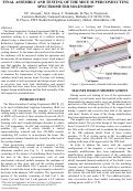 Cover page: Final Assembly and Testing of the MICE Superconducting Spectrometer Solenoids