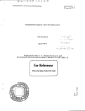 Cover page: THERMODYNAMICS AND TECHNOLOGY