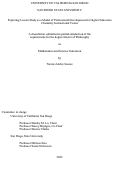 Cover page: Exploring Lesson Study as a Model of Professional Development for Higher Education Chemistry Instructional Teams