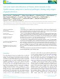 Cover page: Genome‐wide identification of fitness determinants in the Xanthomonas campestris bacterial pathogen during early stages of plant infection