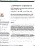 Cover page: A critical assessment of the detailed Aedes aegypti simulation model Skeeter Buster 2 using field experiments of indoor insecticidal control in Iquitos, Peru