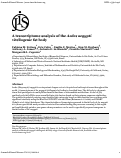 Cover page: A transcriptome analysis of the Aedes aegypti vitellogenic fat body