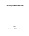 Cover page: A short-term assessment of spatial and temporal variations in water quality of the San Lorenzo River