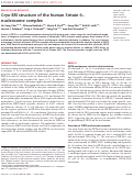 Cover page: Cryo-EM structure of the human Sirtuin 6–nucleosome complex