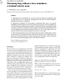 Cover page: Measuring drag without a force transducer: a terminal velocity assay
