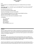 Cover page: Resident perspectives on a dermatology Quality Improvement curriculum: the University of Colorado experience