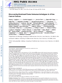 Cover page: Discovering dominant tumor immune archetypes in a pan-cancer census