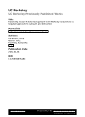 Cover page: Expanding research data management to UC Berkeley researchers: a targeted approach to outreach and instruction