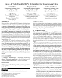 Cover page: Atos: A Task-Parallel GPU Scheduler for Graph Analytics