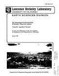 Cover page: The Ahuachapán Geothermal Field, El Salvador—Reservoir Analysis Volume III: Appendices F through I