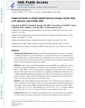 Cover page: Temporal Trends in Stroke-Related Memory Change