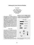 Cover page: Defining the Action Selection Problem