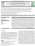 Cover page: Stereo-selective inhibition of spinal morphine tolerance and hyperalgesia by an ultra-low dose of the alpha-2-adrenoceptor antagonist efaroxan