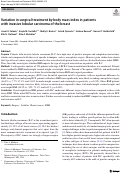 Cover page: Variation in surgical treatment by body mass index in patients with invasive lobular carcinoma of the breast.