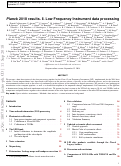 Cover page: Planck 2018 results