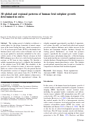 Cover page: 3D global and regional patterns of human fetal subplate growth determined in utero