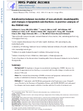 Cover page: Relationship between resolution of non‐alcoholic steatohepatitis and changes in lipoprotein sub‐fractions: a post‐hoc analysis of the PIVENS trial