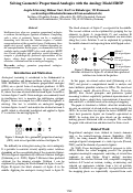 Cover page: Solving Geometric Proportional Analogies with the Analogy Model HDTP