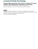 Cover page: Parent-child interaction over time in families of young children with borderline intellectual functioning.