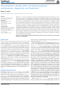 Cover page: Hypothalamic Obesity after Craniopharyngioma: Mechanisms, Diagnosis, and Treatment