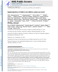 Cover page: Rapid detection of SARS-CoV-2 RNA in saliva via Cas13.