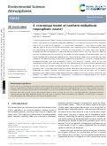 Cover page: A conceptual model of northern midlatitude tropospheric ozone